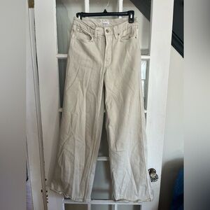 Good American cream denim